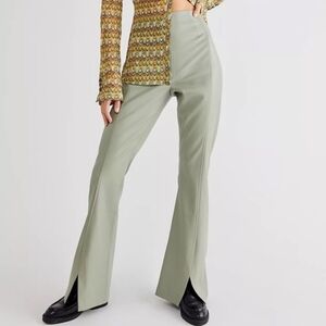 We The Free Real Deal Slit Vegan Pants Seagrass